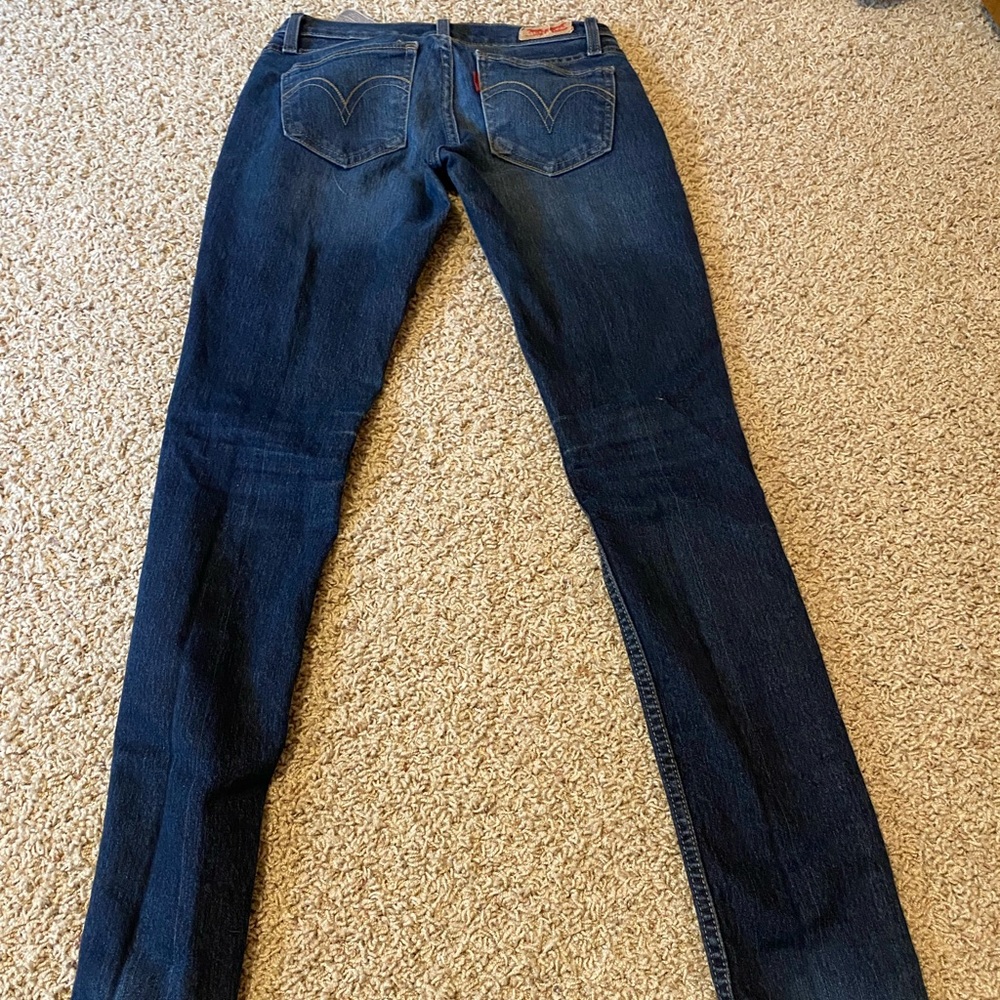 Darkwash Low Rise Jeans